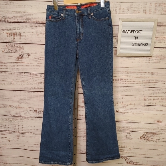 Nydj Tummy Tuck Bootcut Jeans 8p - Picture 2 of 14